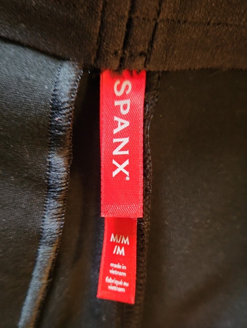 SPANX Black High-Rise Tailored Athletic Shorts - Picture 3 of 6
